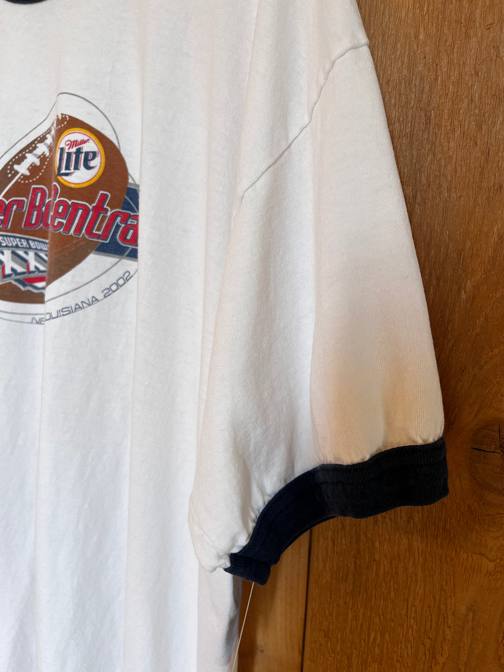 Vintage Miller Lite Super Bowl Ringer T-Shirt