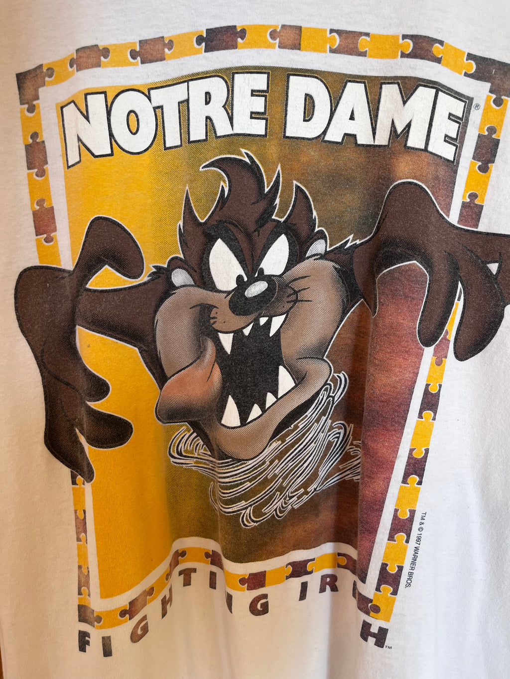 1997 Notre Dame Taz T-Shirt