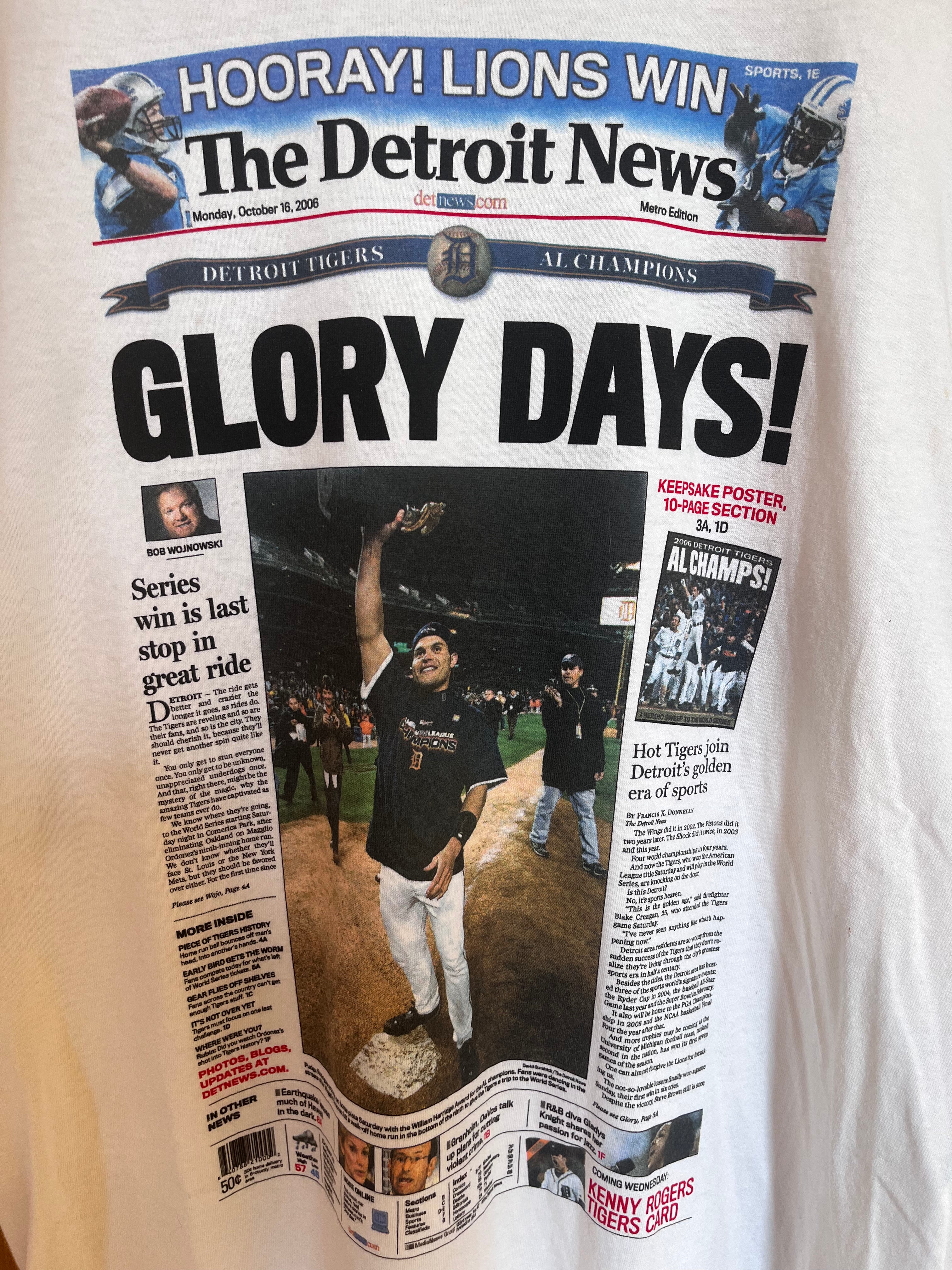 2002 Detroit Tigers Championship T-Shirt