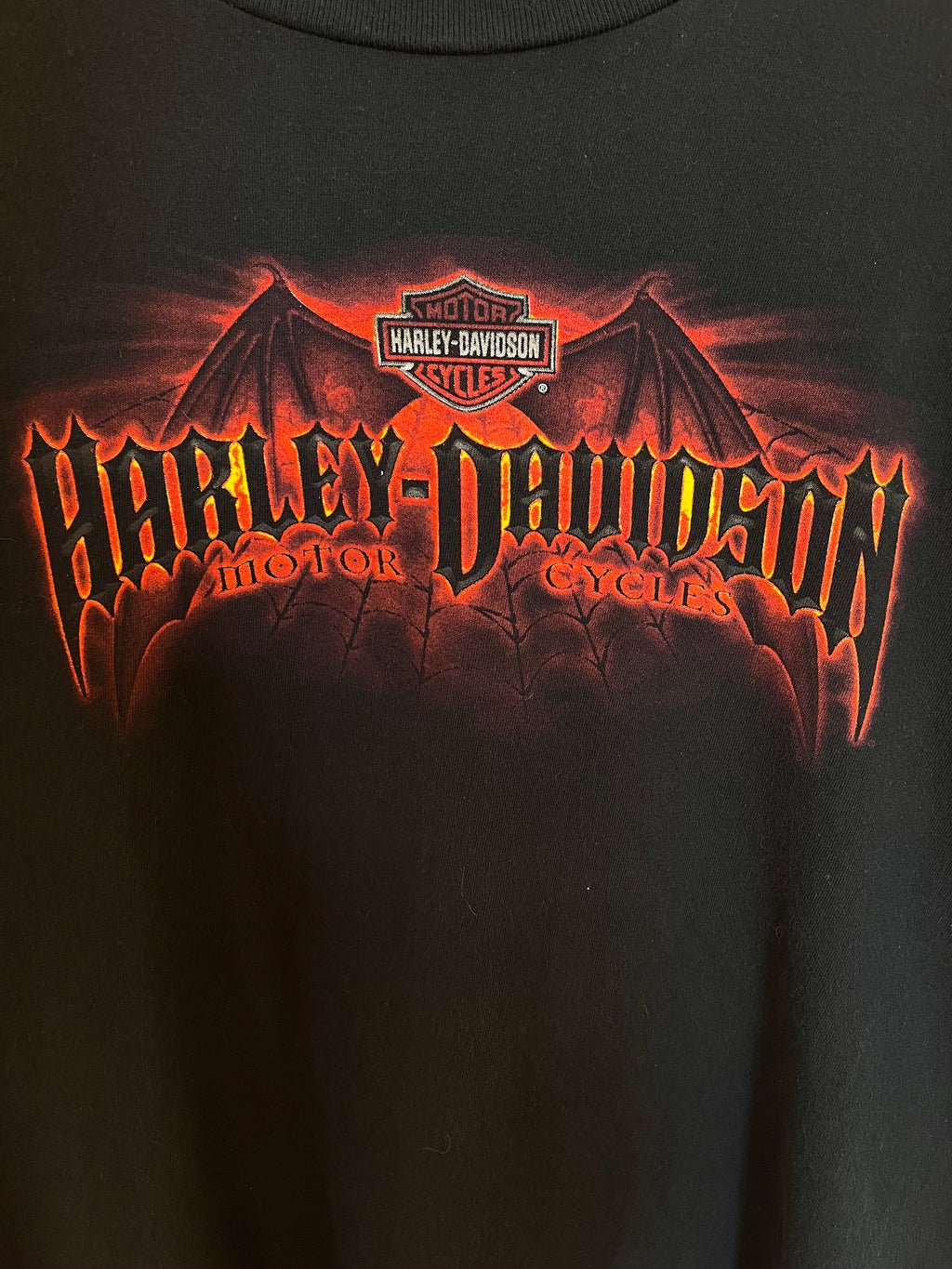 Vintage Bat Wing Harley Davidson T-Shirt