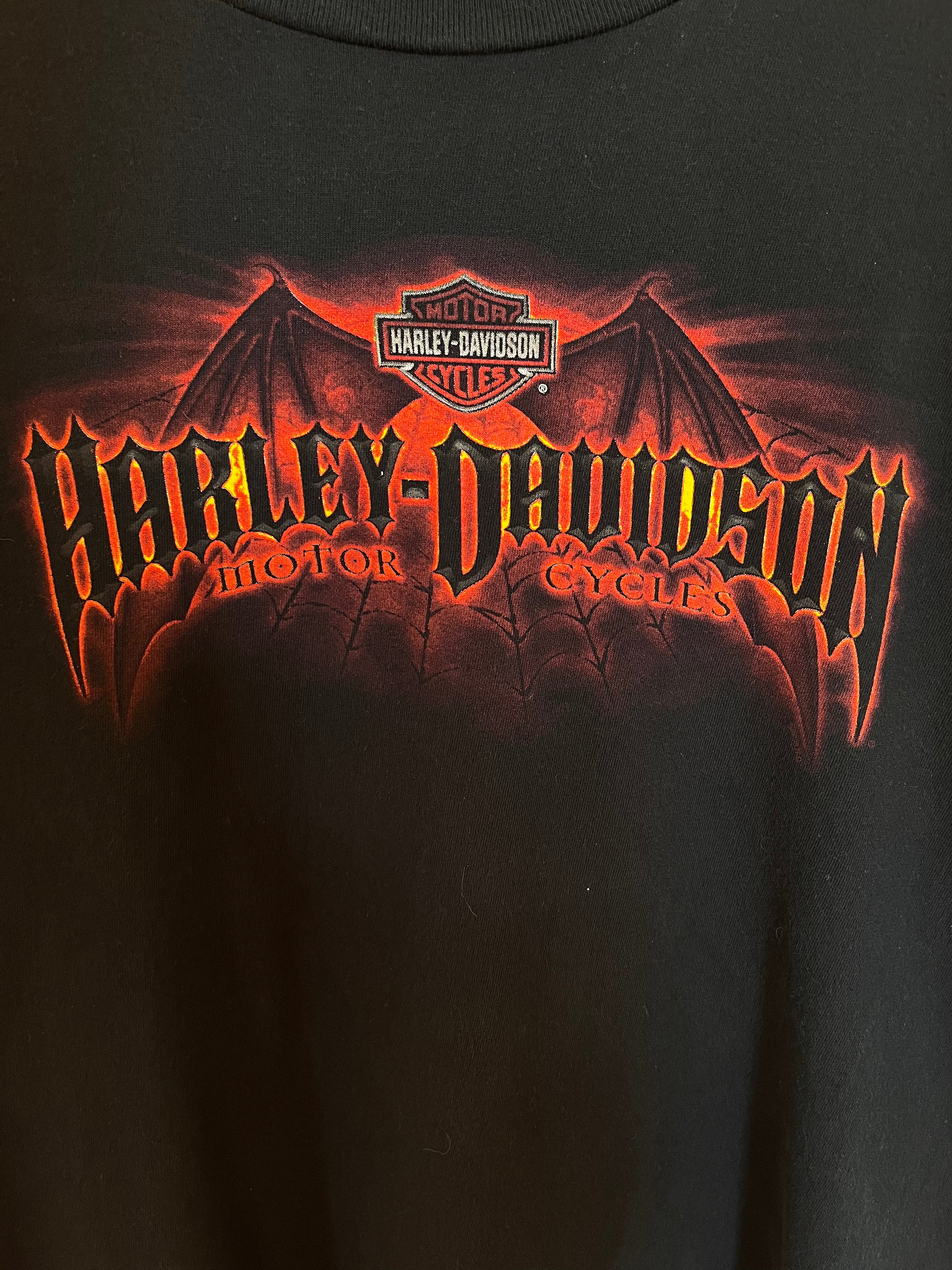 Vintage Bat Wing Harley Davidson T-Shirt