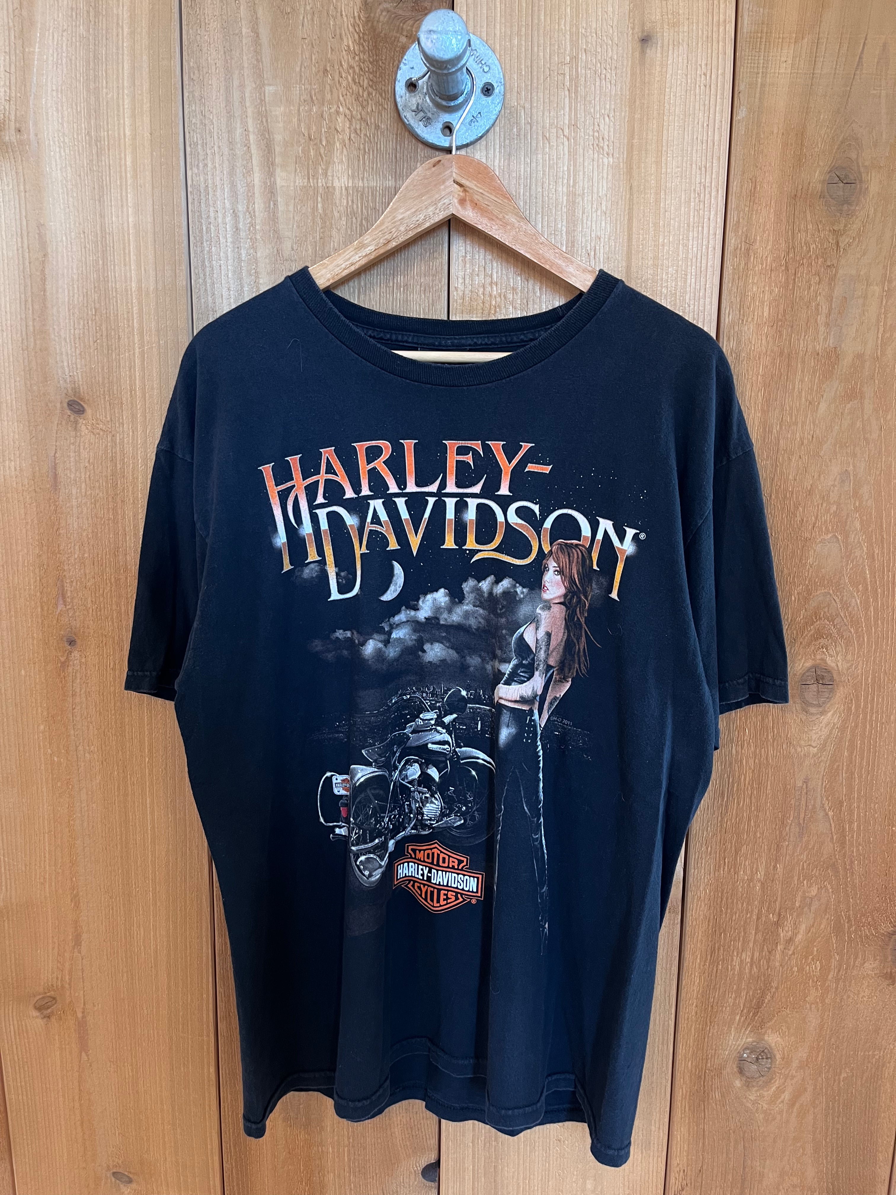 Vintage Moon Rider Harley Davidson T-Shirt